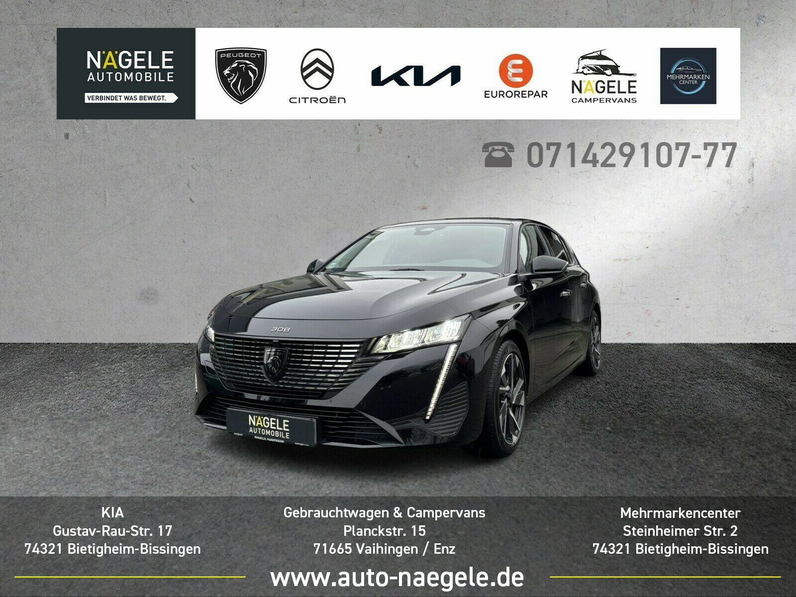 308 1.2 PureTech 130 Allure|ACC+Navi+SHZ+Kamera