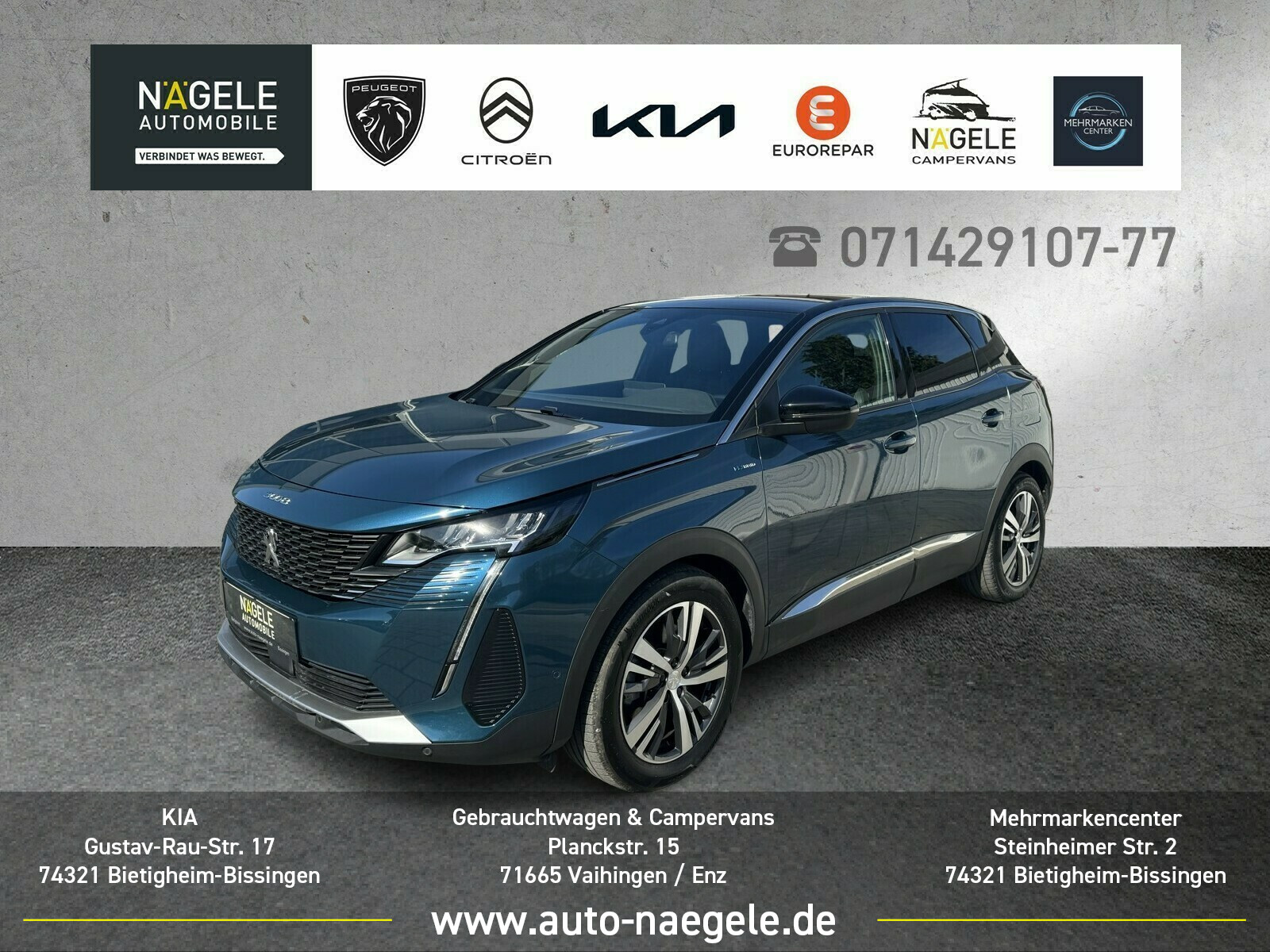 3008 Hybrid 225 PHEV Allure Pack+SitzH.+Keyless