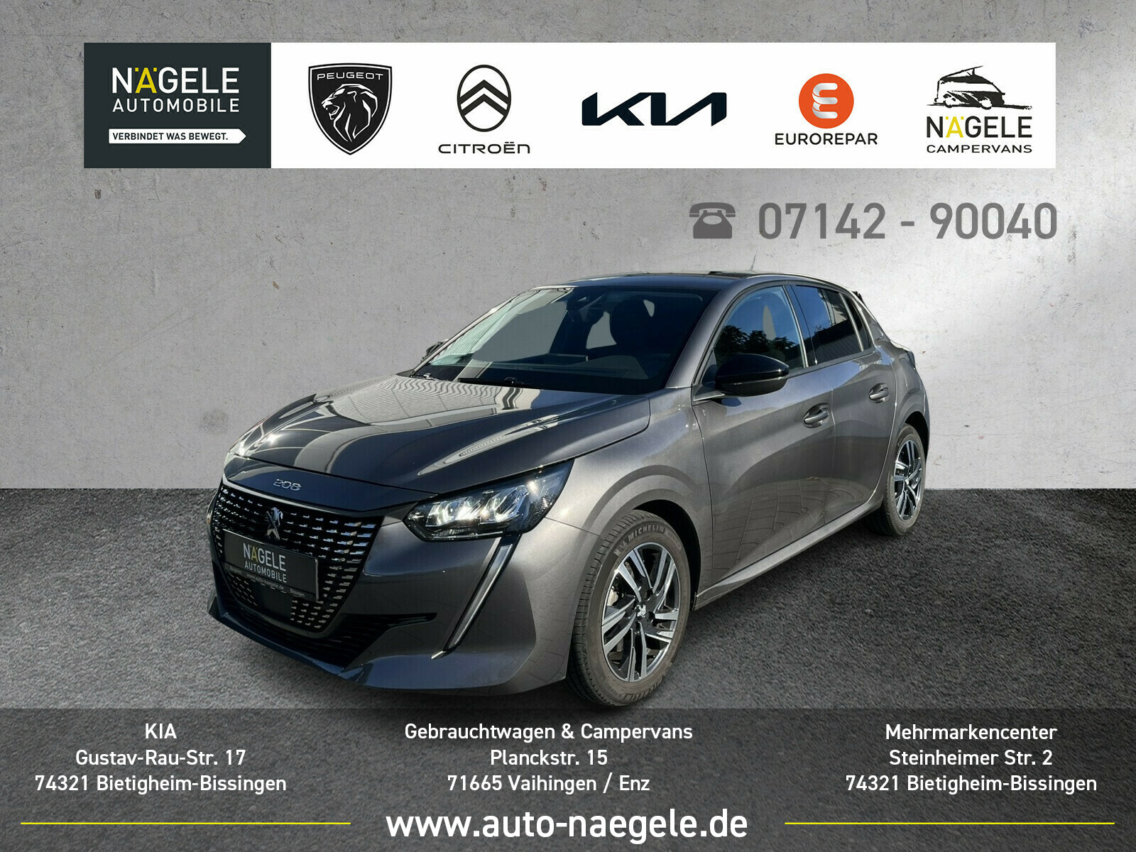 208 Allure Pack 1.2 PT 100 AUT NAVI | SHZ | RFK