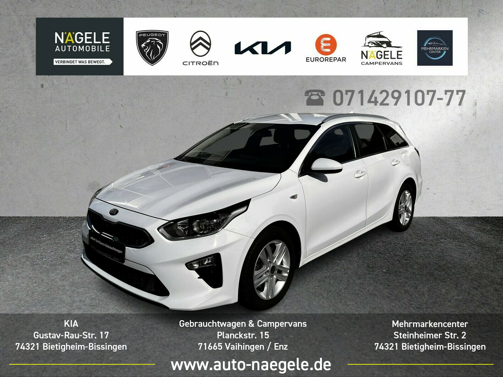 Ceed SW 1.5 T-GDI Vision+Navi+Klima+SHZ+Regens.