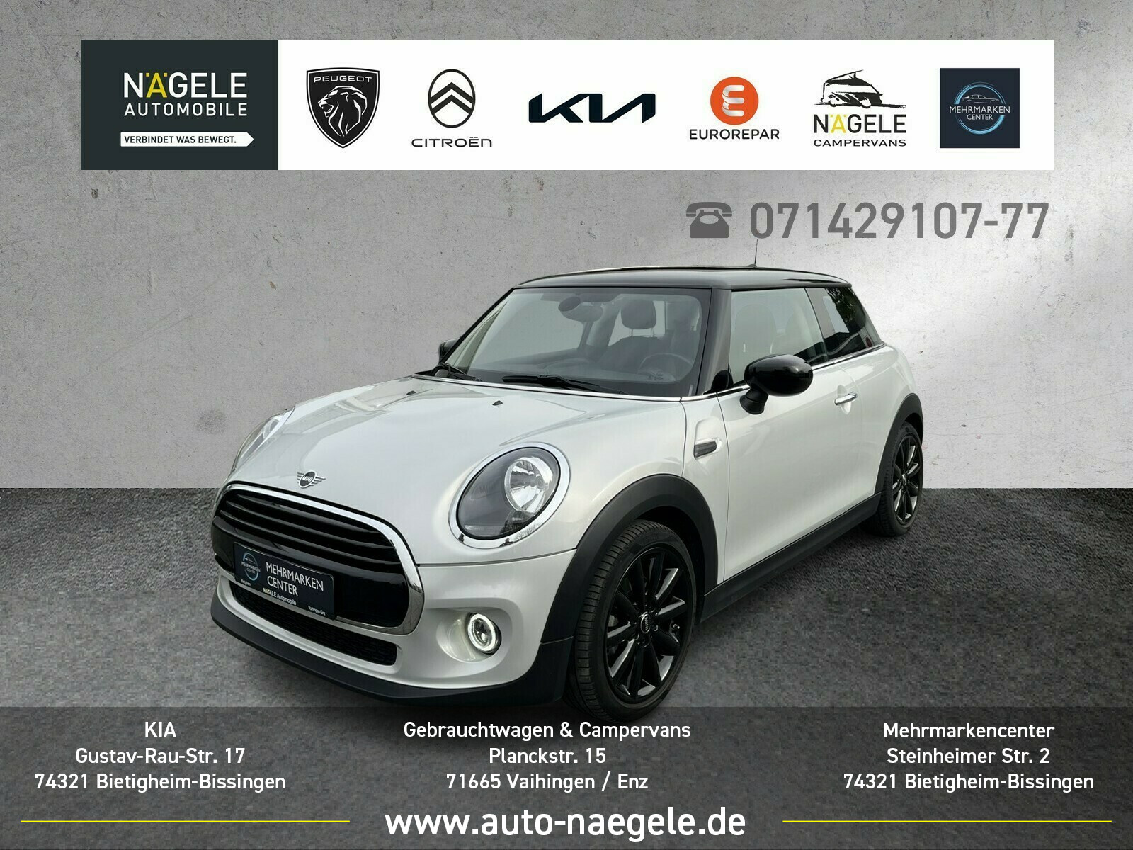 Mini Cooper 3-trg. 1.5 Salt|NAVI+SHZ+PDC+Klima
