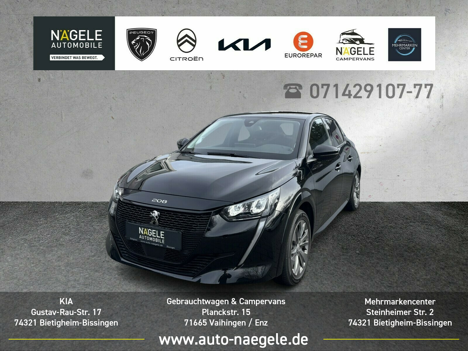 e-208 136 Allure Pack|Navi| Klima|SZH Sitzhzg.