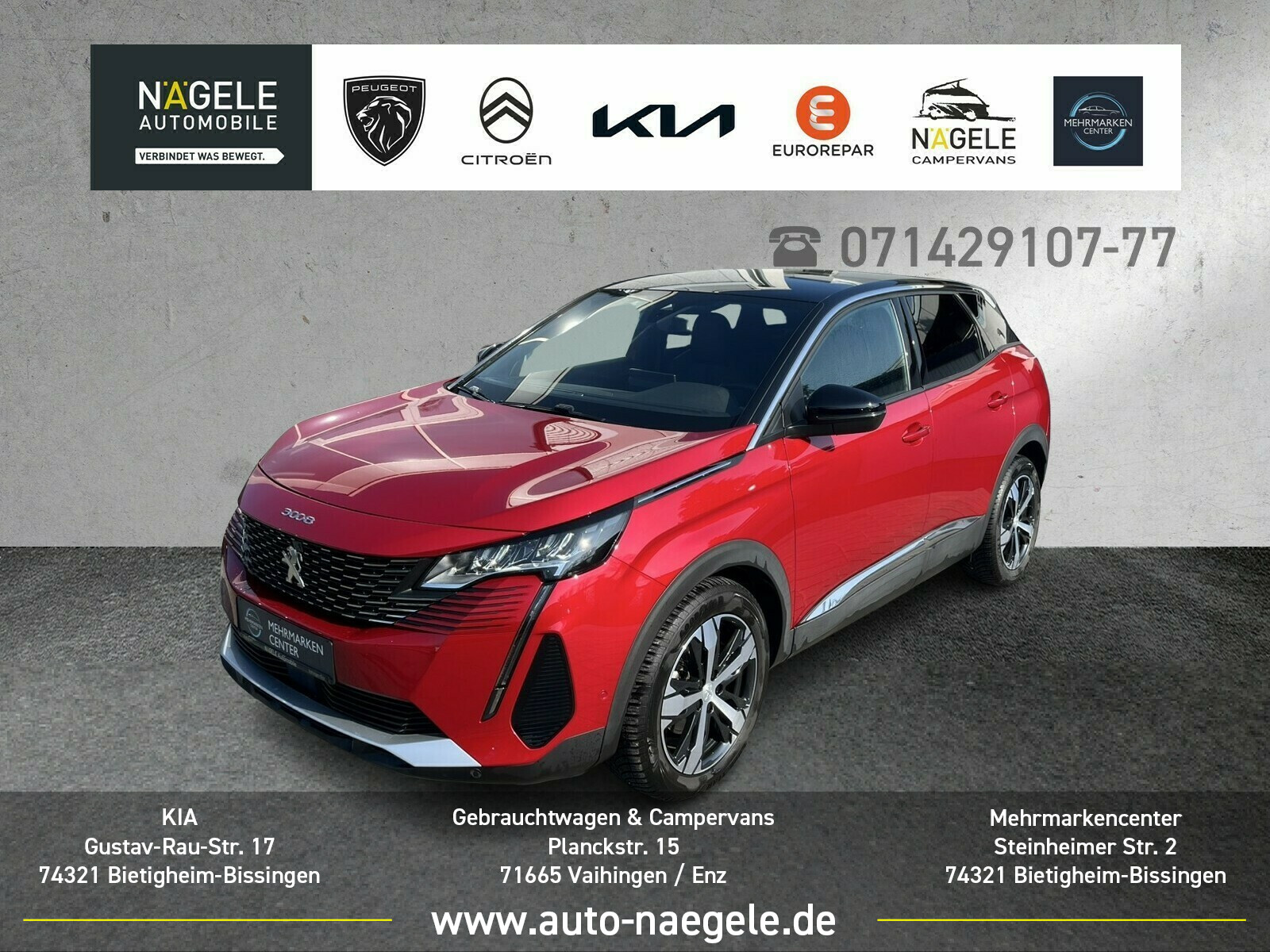 3008 1.5 BlueHDi 130 Allure Pack Automatik| Navi