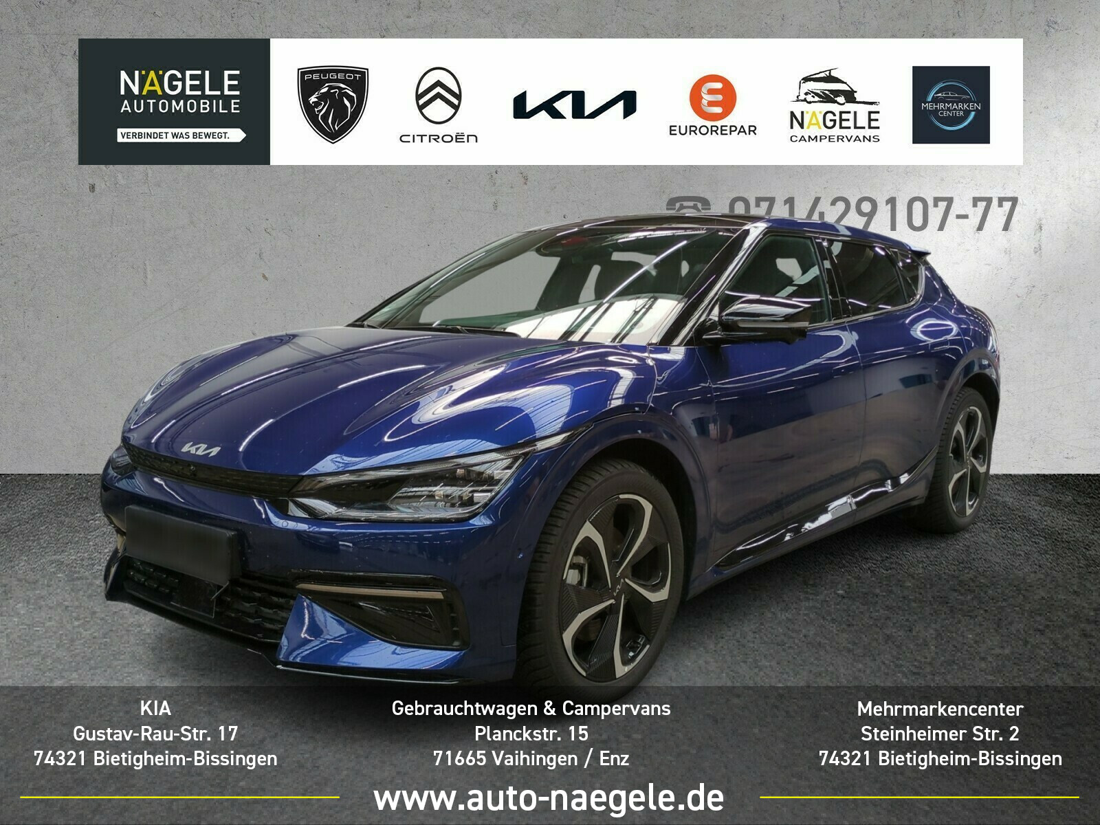 EV6 77.4 4WD GT Line|WP+GD+SND+DES+ASS+ 20Zoll