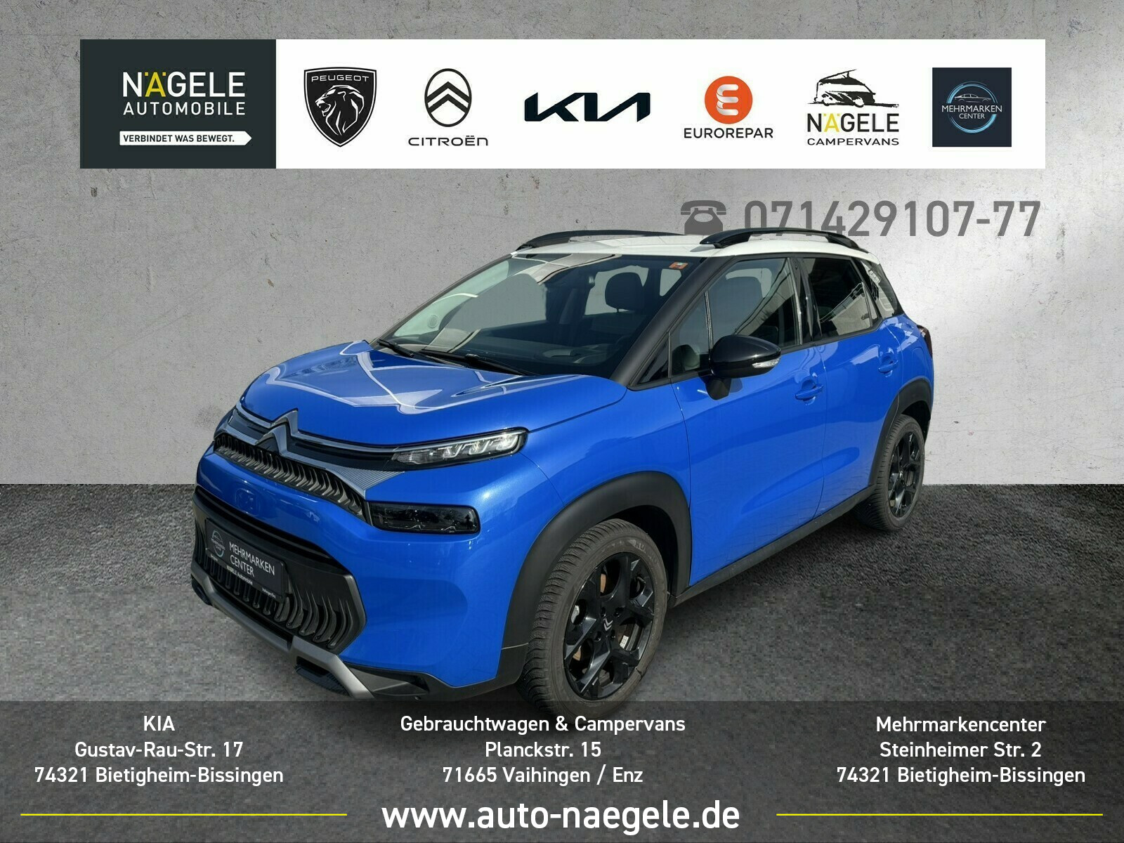 C3 Aircross 1.2 Shine Pack|SHZ+NAVI+KAMERA+HUD
