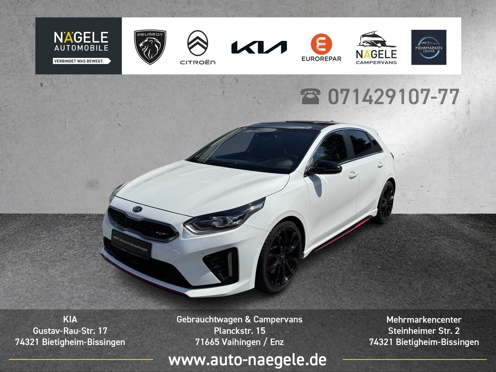 Ceed GT 1.6TGDI DCT|ACC+LED+NAVI+MEMORY+PANORAMA