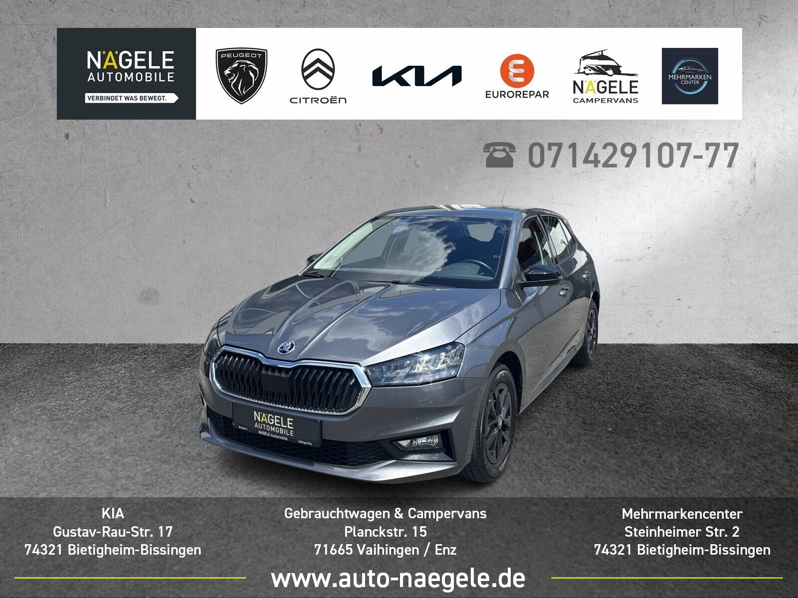 Fabia 1.0 MPI Selection|SHZ+KAMERA+PDC+CARPLAY