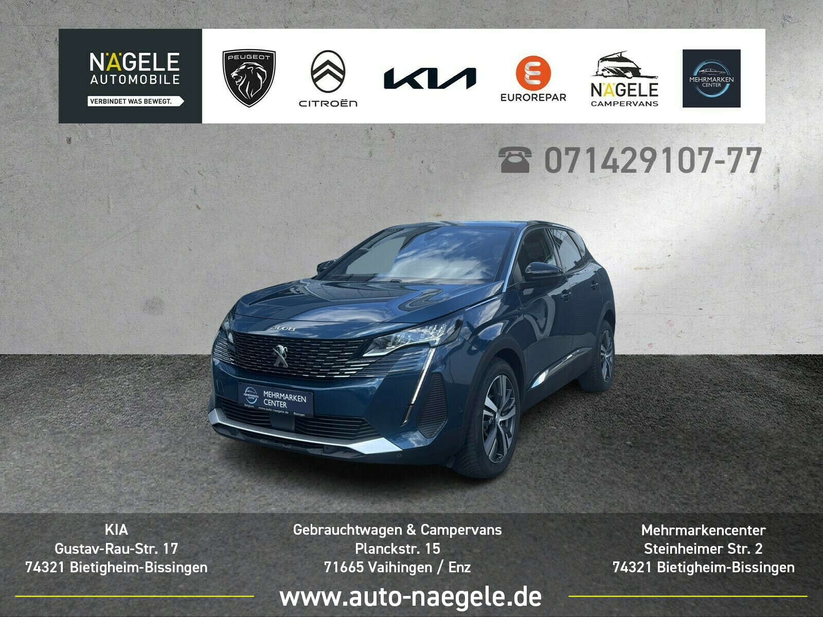 3008 1.2 Hybrid ALLURE+ACC+SITZH+NAVI Autom. BC