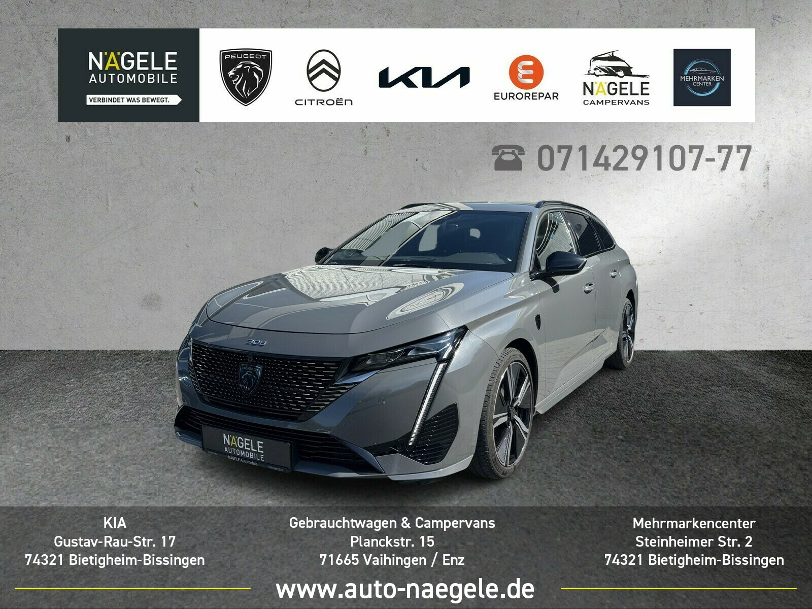 308 1.2 PureTech SW 130 GT Automatik|Navi Autom.