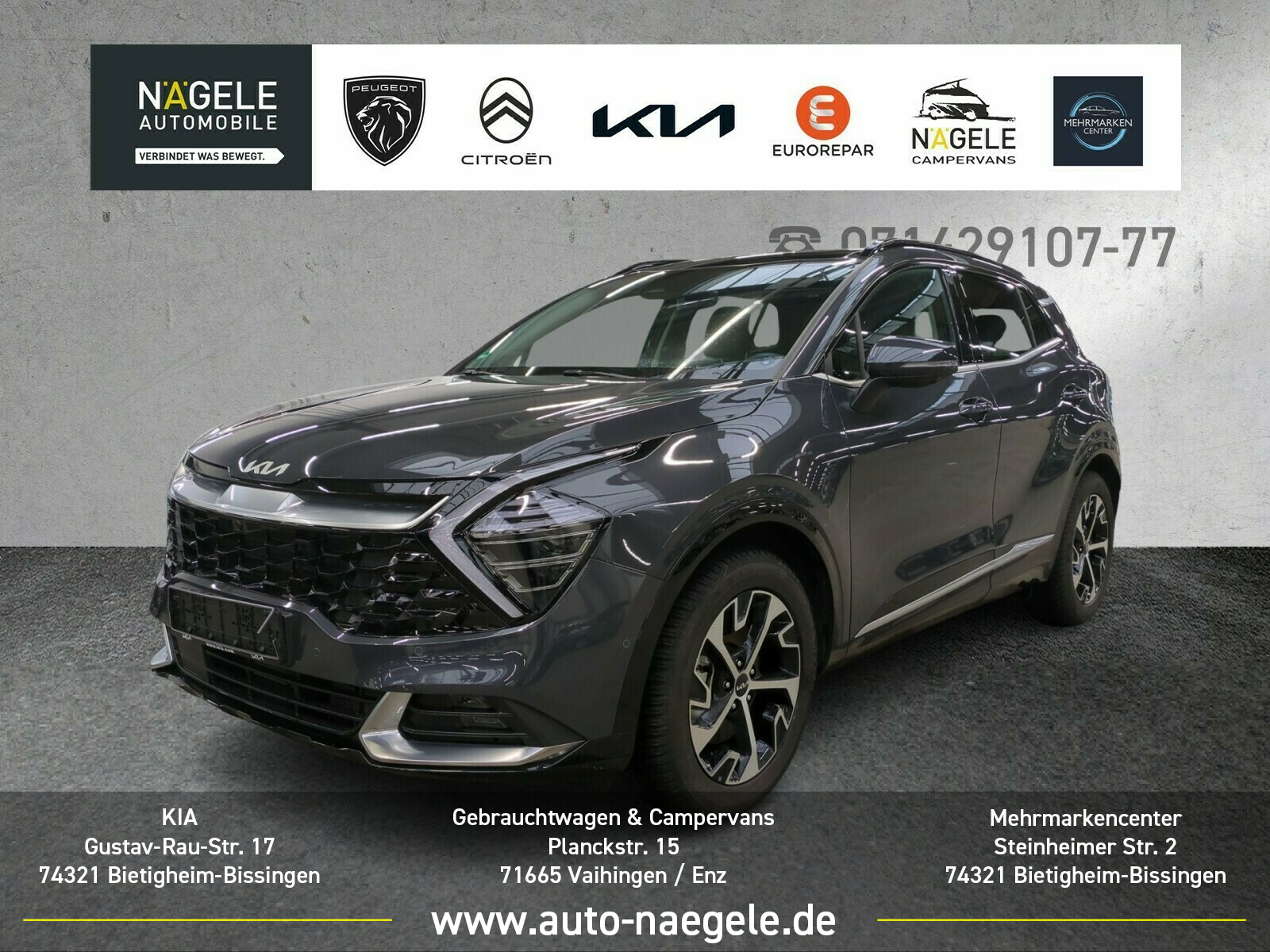 Sportage 1.6 TGDI HEV Spirit|LEDER+NAVI+PANORAMA