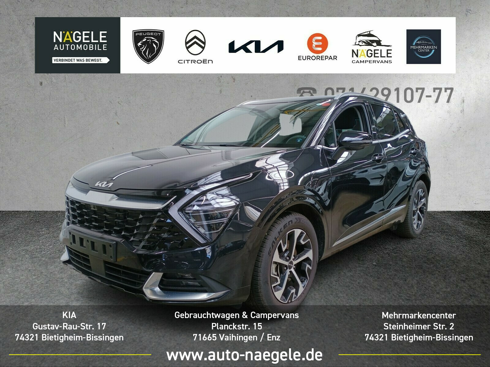 Sportage 1.6 T-GDI Spirit|NAVI+LED+KEYLESS+360°