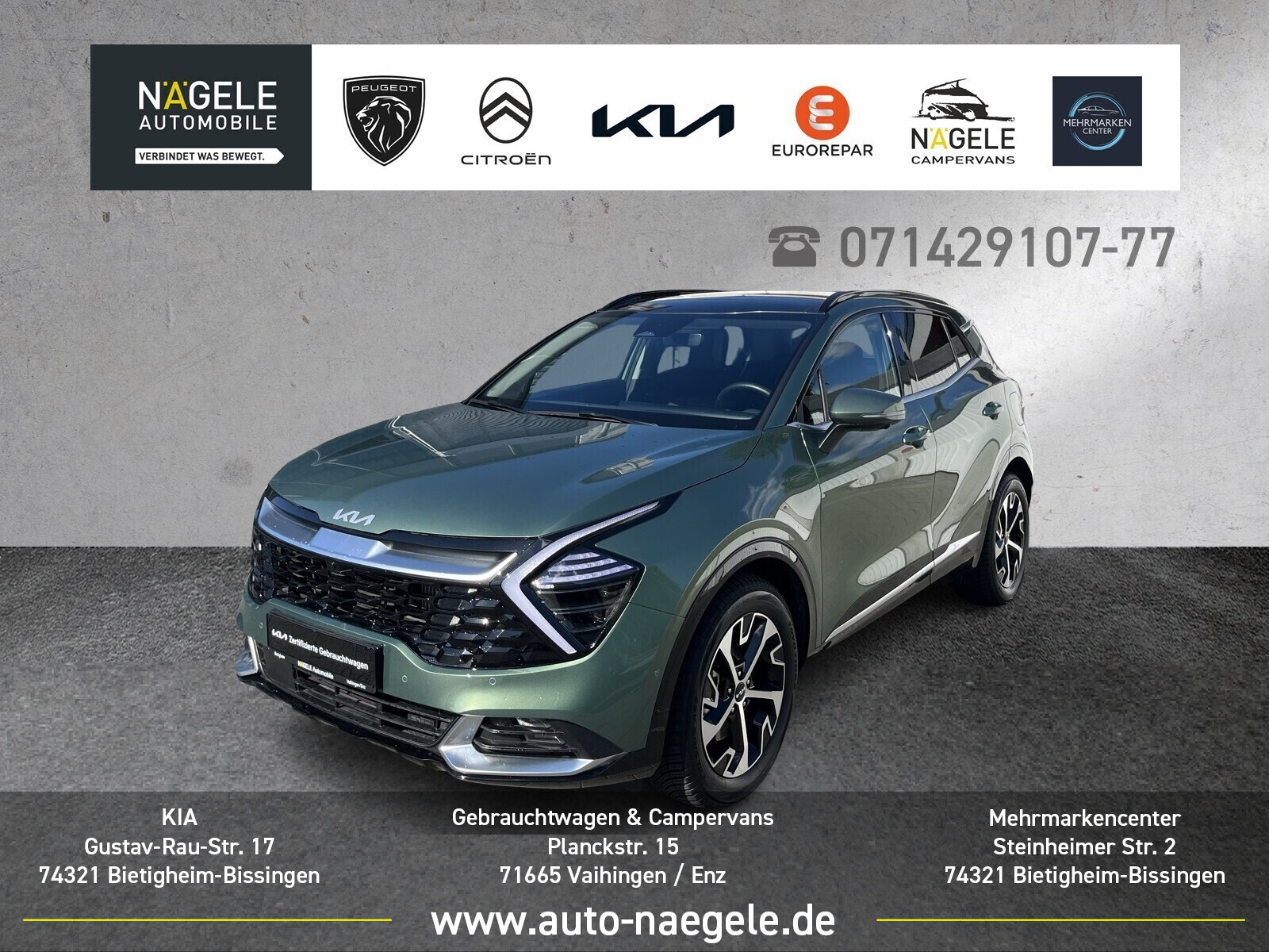 Sportage 1.6 TGDI HEV Spirit|LEDER+NAVI+PANORAMA