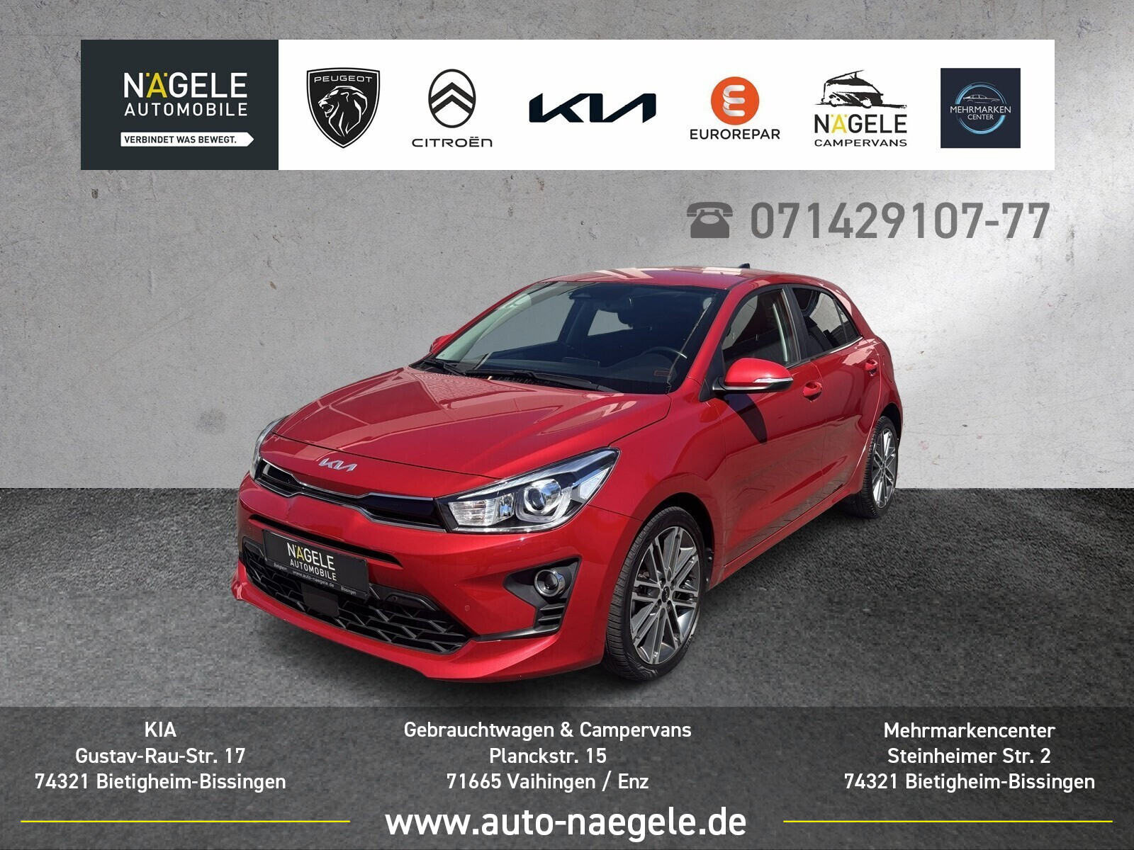 Rio 1.0 T-GDI Spirit+Keyless+ACC+Totwinkel+NAVI