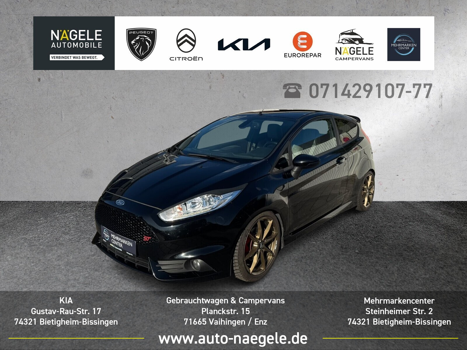 Fiesta ST 1.6 EcoBoost+Rückfahrkamera