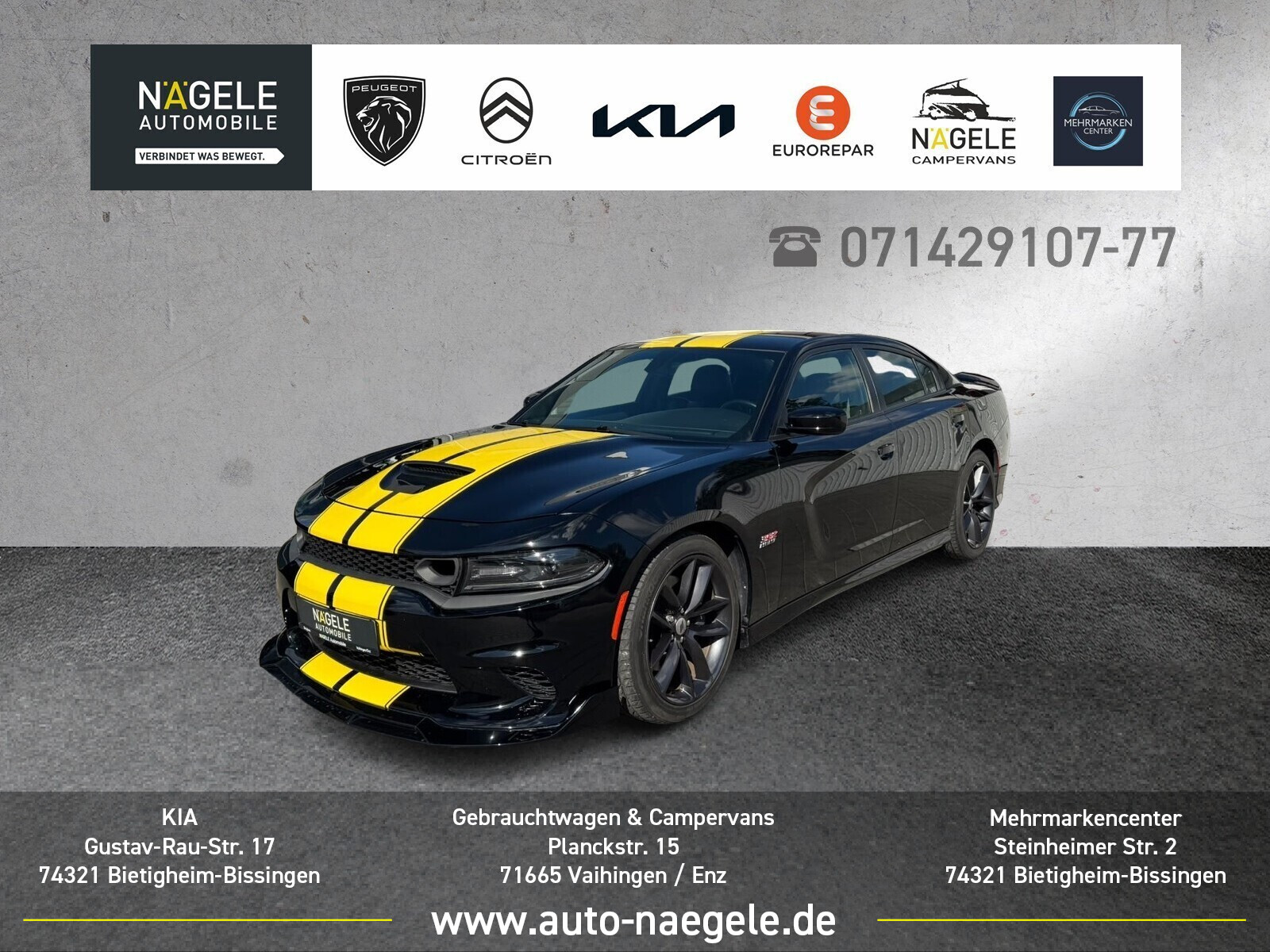 Charger SRT 6.4|NAVI+KAMERA+KEYLESS+20 ZOLL