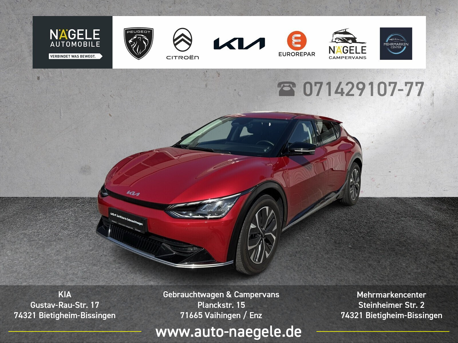 EV6 77,4 kWh 2WD+V2L+Totwinkel+Elekt.Heckklappe