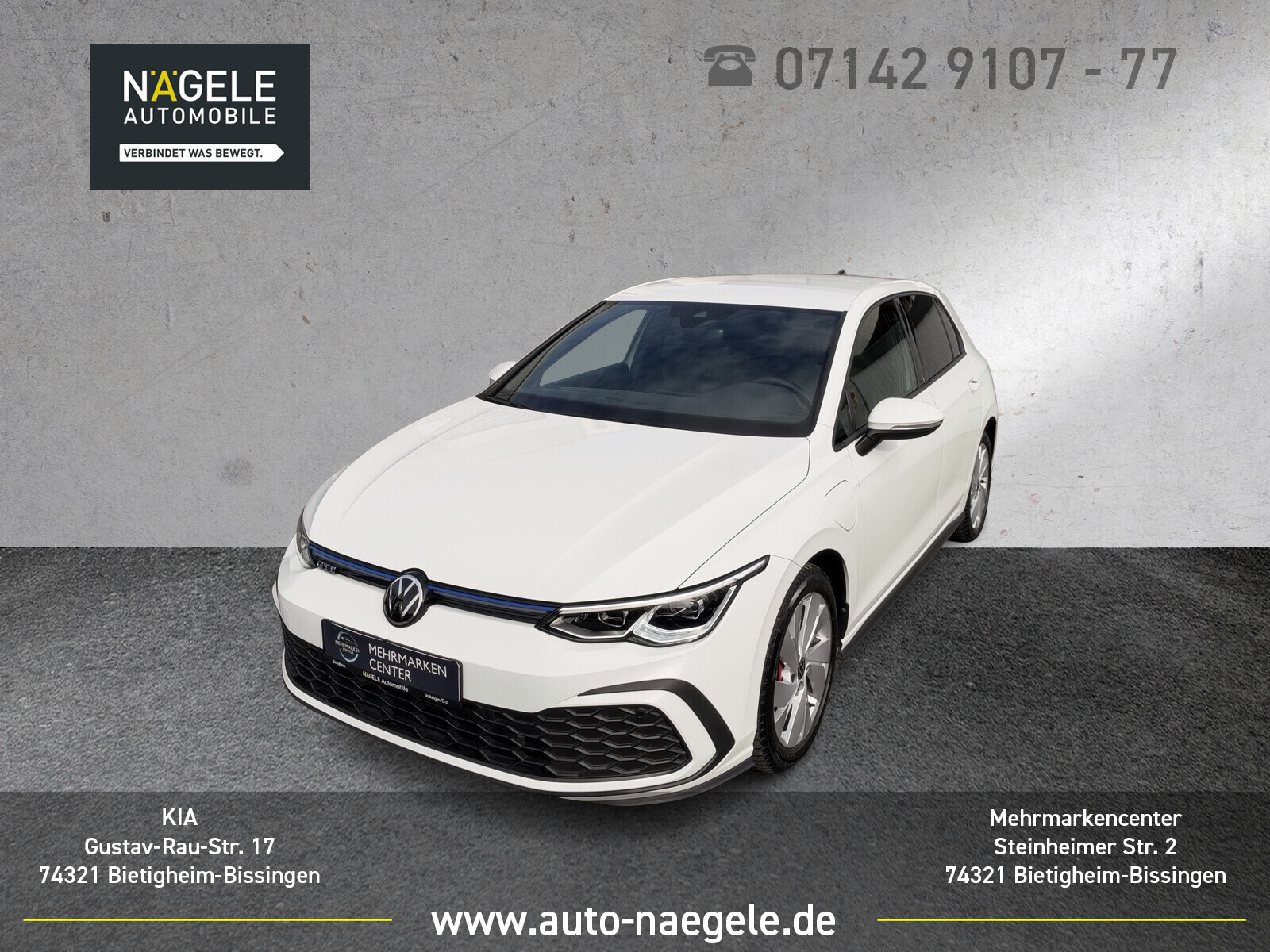 Golf VIII 1.4eHybrid GTE+LED+Rückfahrkamera+NAVI