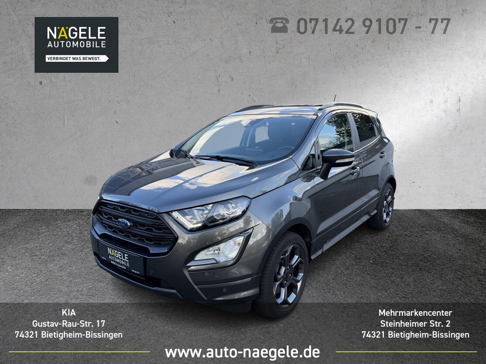EcoSport 1.0 EcoBoost ST-Line+Kamera+Totwinkel